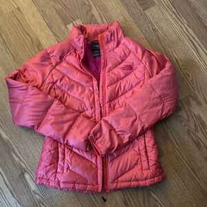 The North Face Pink Puffer Jacket
